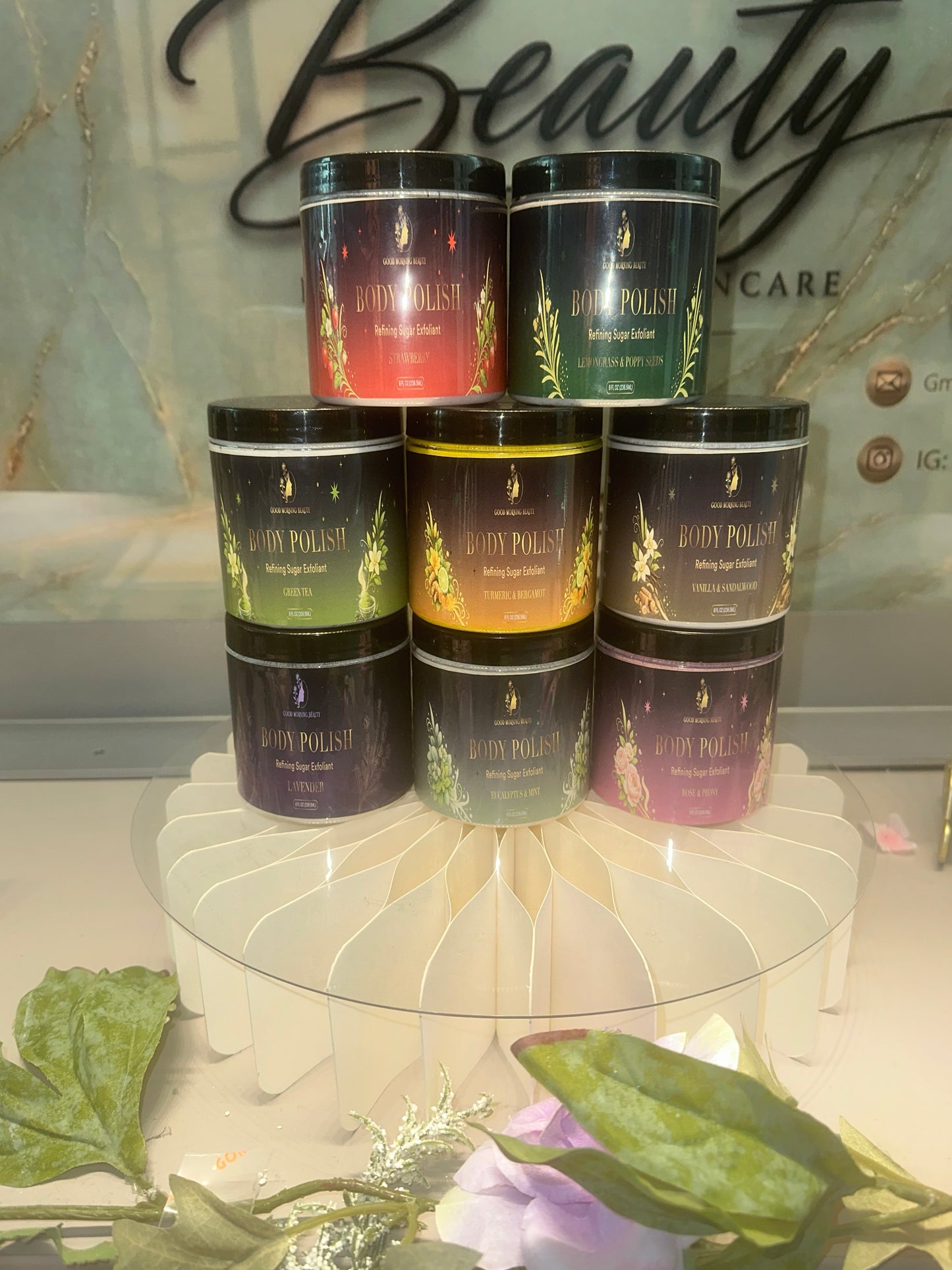 The Deluxe Body Polish Collection-8 Signature Scents